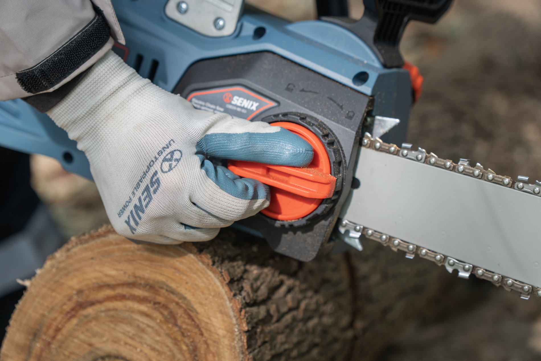 Электрическая цепная продольное исполнение пила 2400Вт, 47,5 (18)