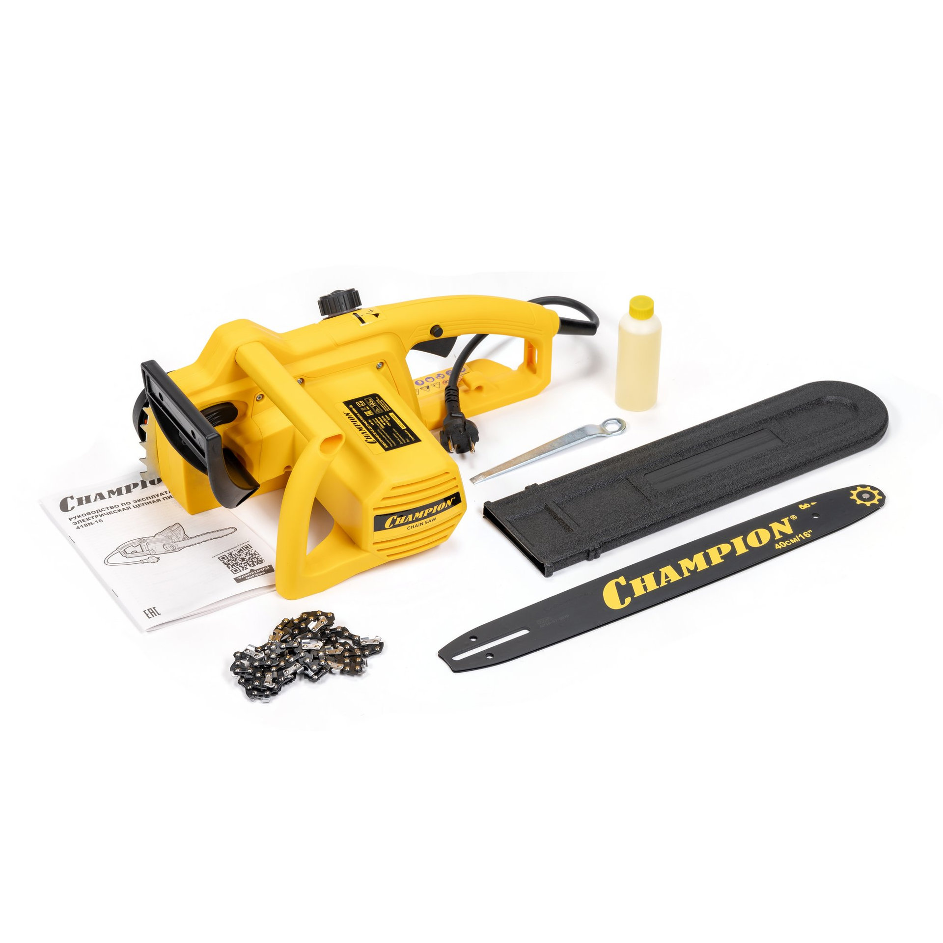 Электропила CHAMPION 418N-16 3/8-1,3-57 (1,8кВт 3,8кг) (418N-16)