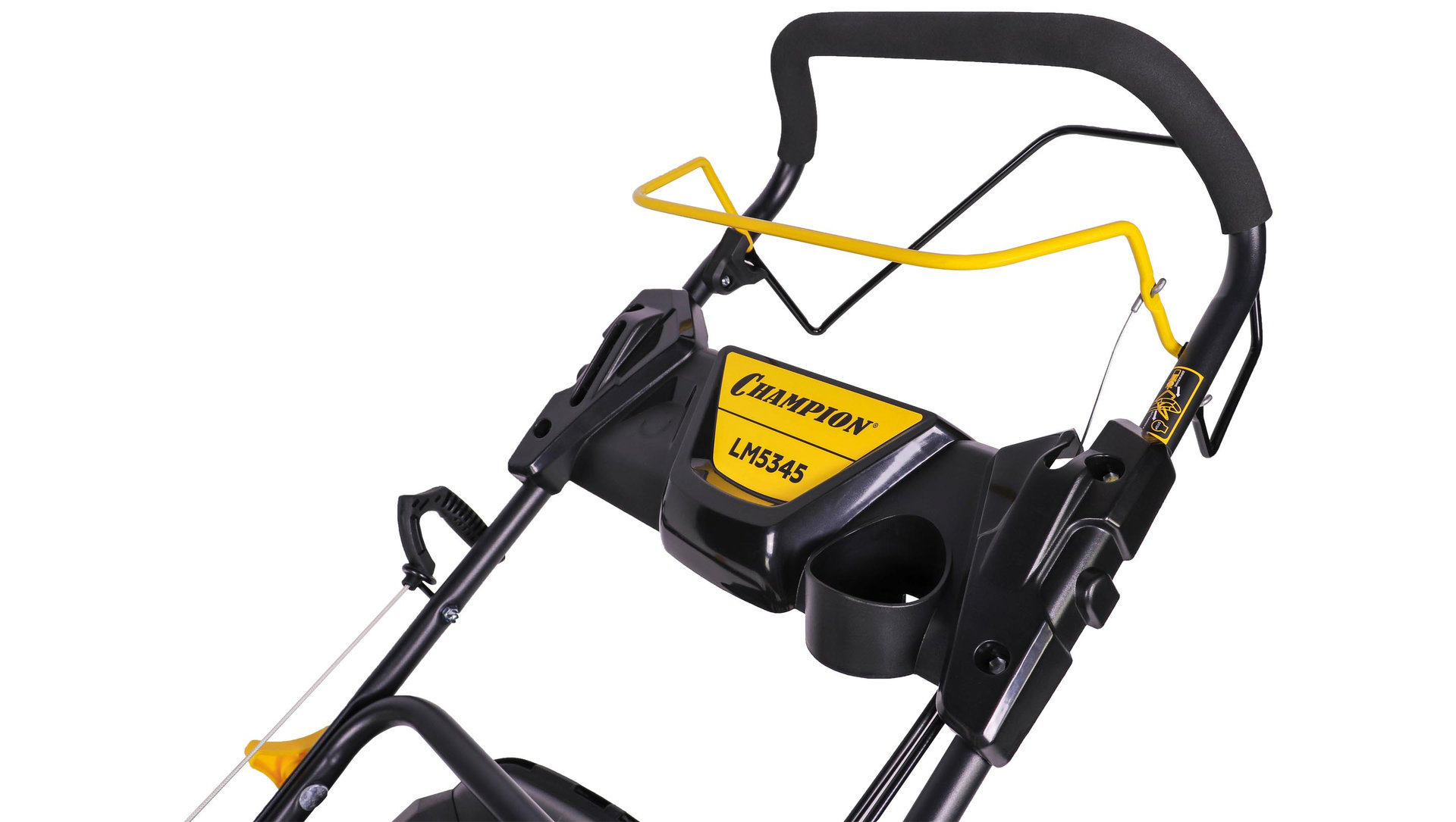 Газонокосилка CHAMPION LM5345 (4,4кВт привод 525мм 70л 25-75мм 1рычаг/7, 38,5кг 4в1) (LM5345)