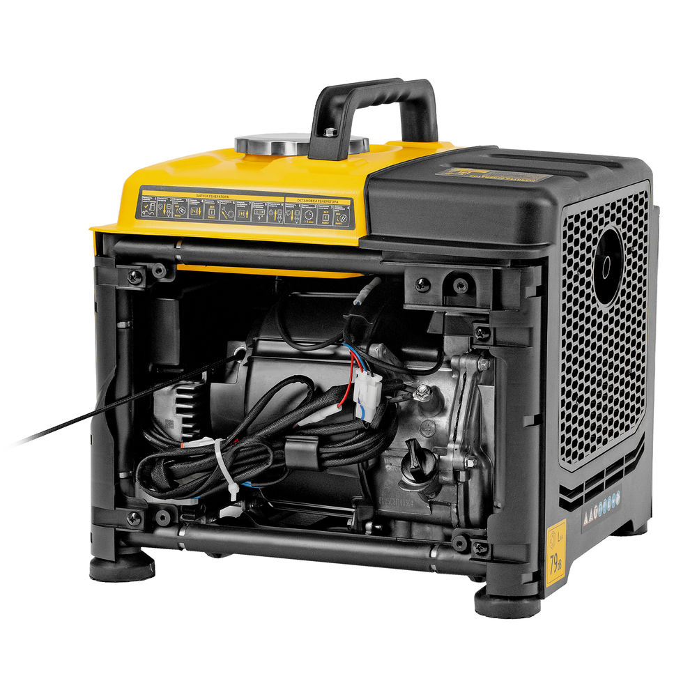 Генератор инверторный GS-1100iF, 1,1 кВт, 230 В, ручной старт DENZEL (94706)