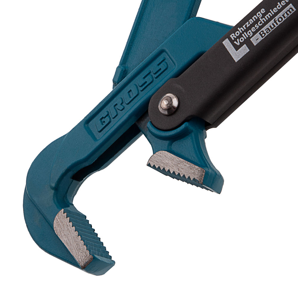 Ключ трубный рычажный 1.5, №2, цельнокованый, CrV, тип L Gross