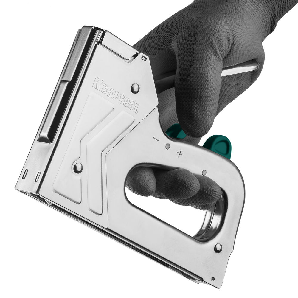 Стальной рессорный степлер EXTREM 140, тип 140 (G/11/57) 20GA (6 - 16 мм)/300/500 KRAFTOOL 3185