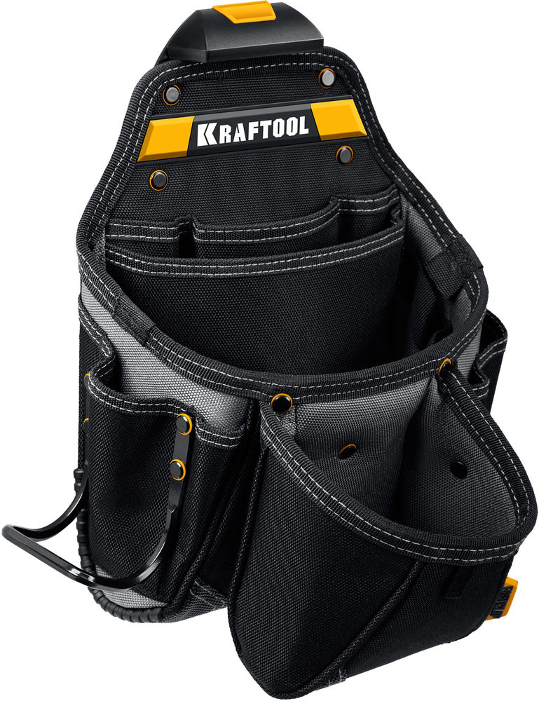 Пояс монтажника в комплекте: пояс монтажника, большая сумка, малая сумка KBS-3 KRAFTOOL 38762
