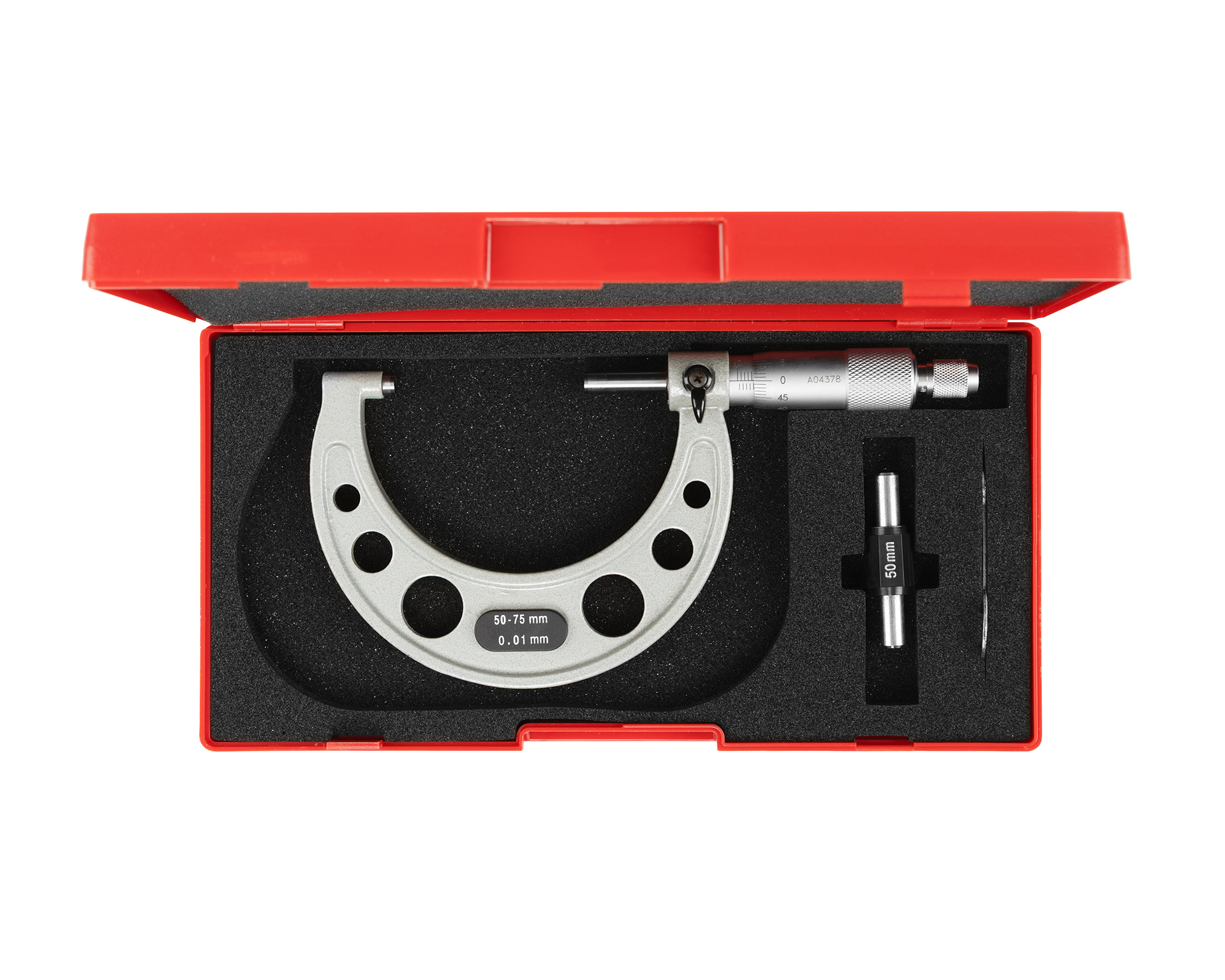 Микрометр МК- 75 0,01 круглая скоба 261-103D Guanglu