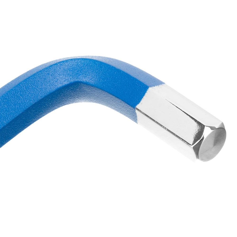 Набор ключей имбусовых HEX, 1.5-10 мм, S2, 9 шт, магнит, экстра-длинные с шаром, хром/краска Gross (16400)