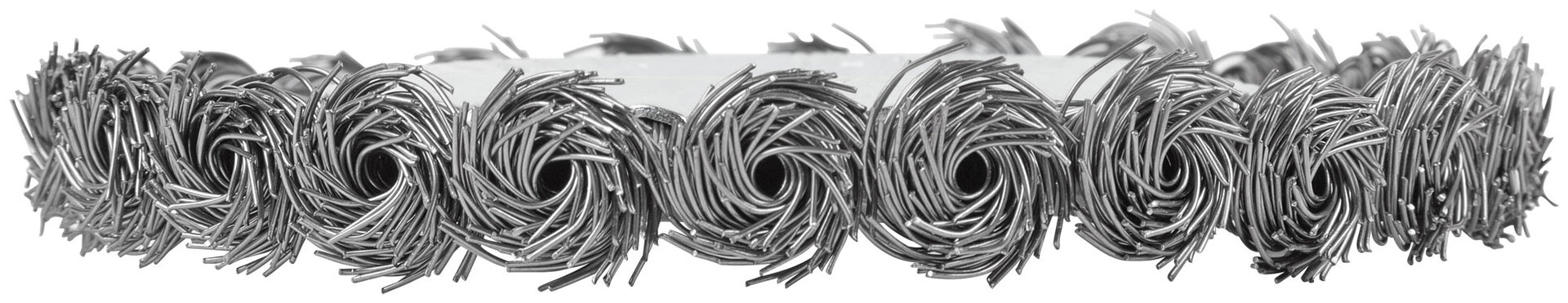 Щетка для УШМ, посадка 22,2 мм, тип Плоская, крученая проволока 0,5 мм, 125 мм, блистер, CUTOP Profi (82-908)