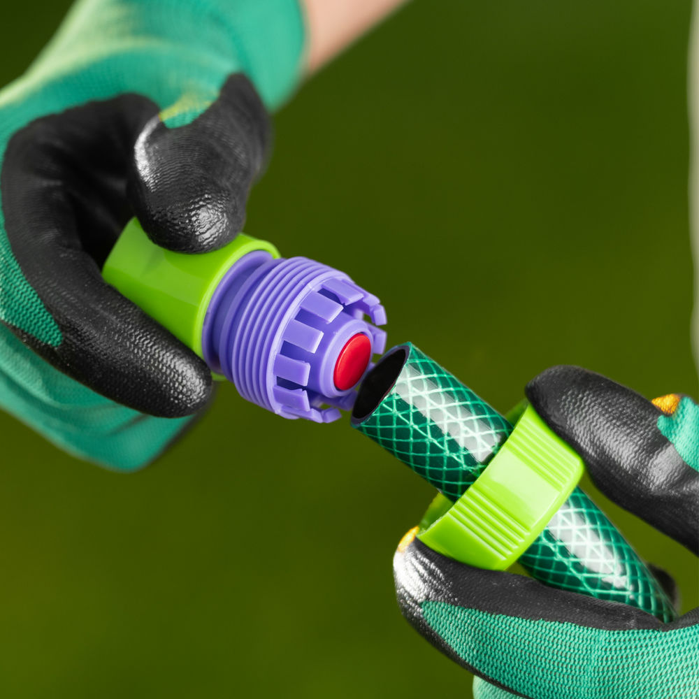 Соединитель пластмассовый, быстросъемный для шланга 3/4, аквастоп Palisad (66165)