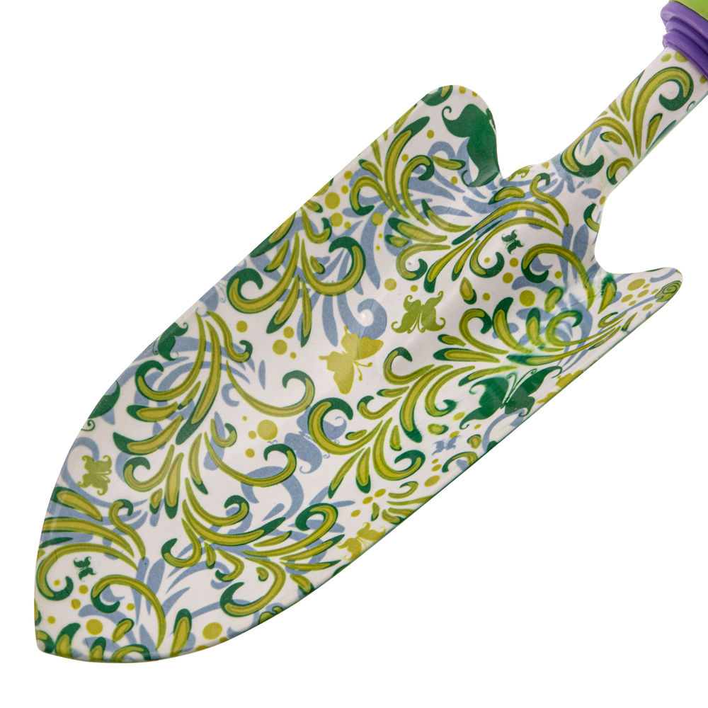 Совок посадочный широкий, 80 х 330 мм, стальной, пластиковая рукоятка, Flower Green, Palisad (62036)