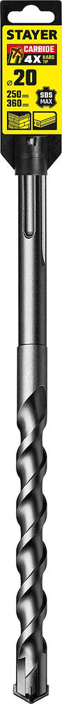 Бур SDS-max Professional Hercules-4Х STAYER 20x250/360 мм 29370-250-20  