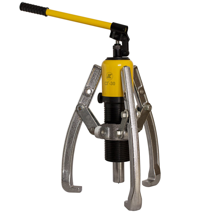 Съёмник гидравлический со встроенным насосом 30 т СГ-30У серия 811505 ТЕХРИМ 811505-30