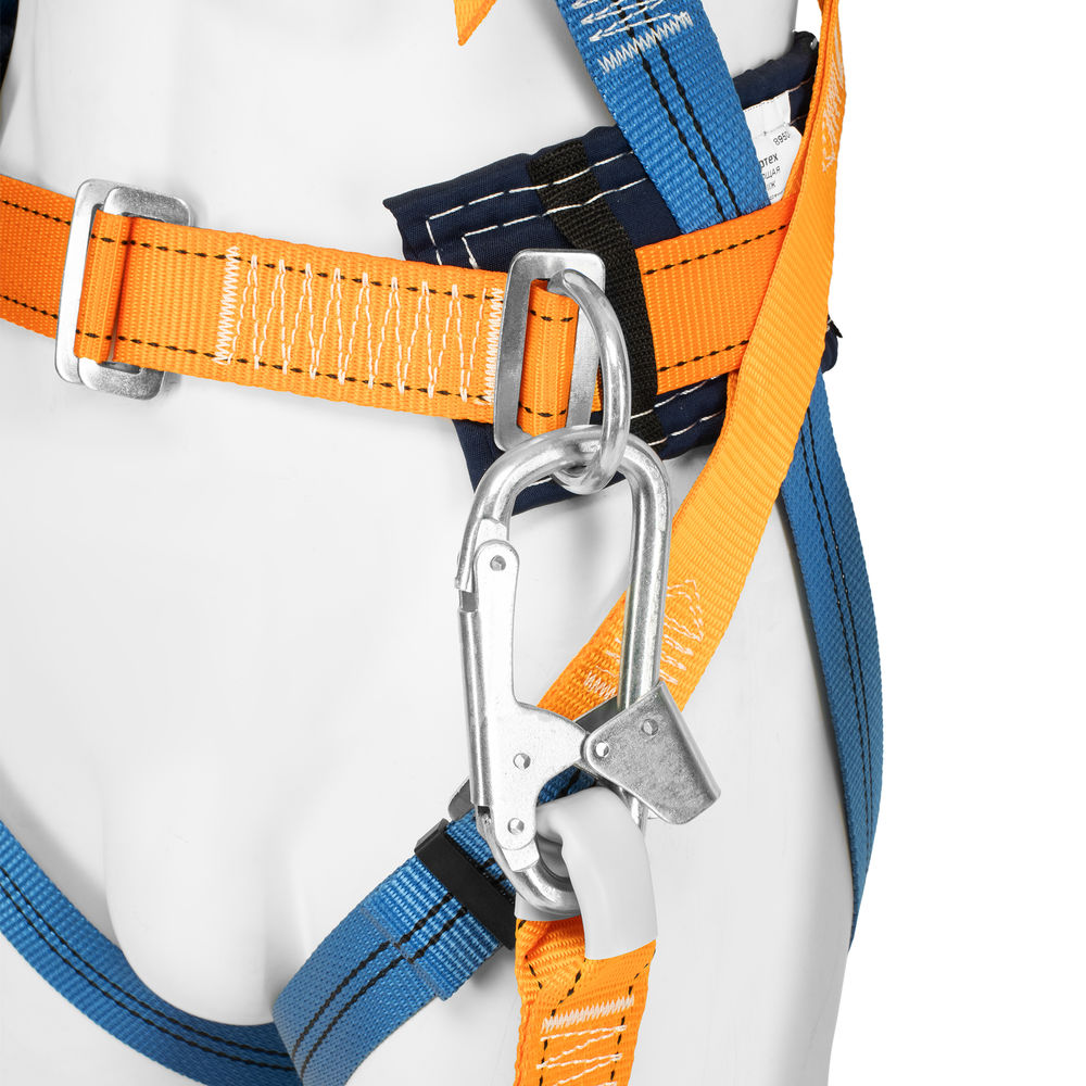 Удерживающая привязь УП IIЖ,с наплечными и набедренными лямками,А-строп из синтетической ленты Сибртех (89504)