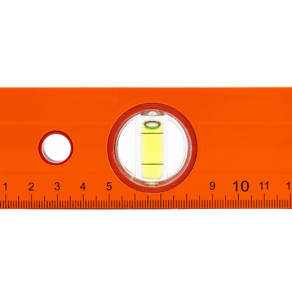 Уровень алюминиевый, 1200 мм, 3 глазка, желтый, линейка Sparta (330325)