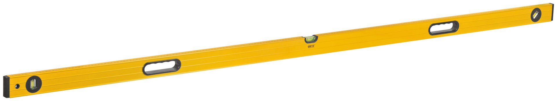 Уровень Янтарь, 3 глазка, ручки, усиленный корпус, фрезер. рабочая грань, шкала 2000 мм (18167)