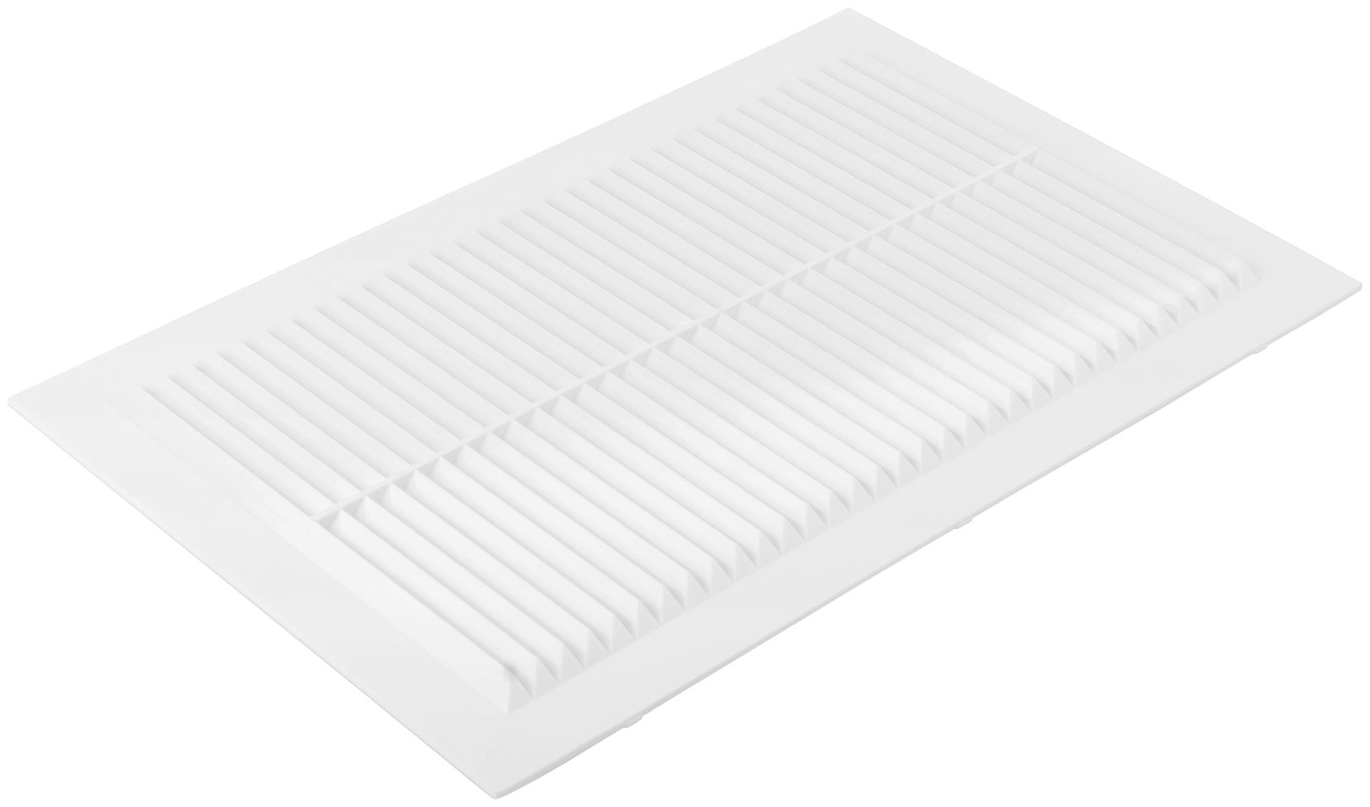 Вентиляционная решетка, пластиковая, 200 х 300 мм, с сеткой (75051)