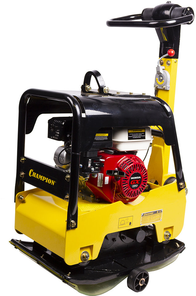Виброплита бензиновая CHAMPION PC1345RHH (PRO 140,5кг25кН63*40,35смHondaGX160 4кВт,рев.гидр.рез) (PC1345RHH)