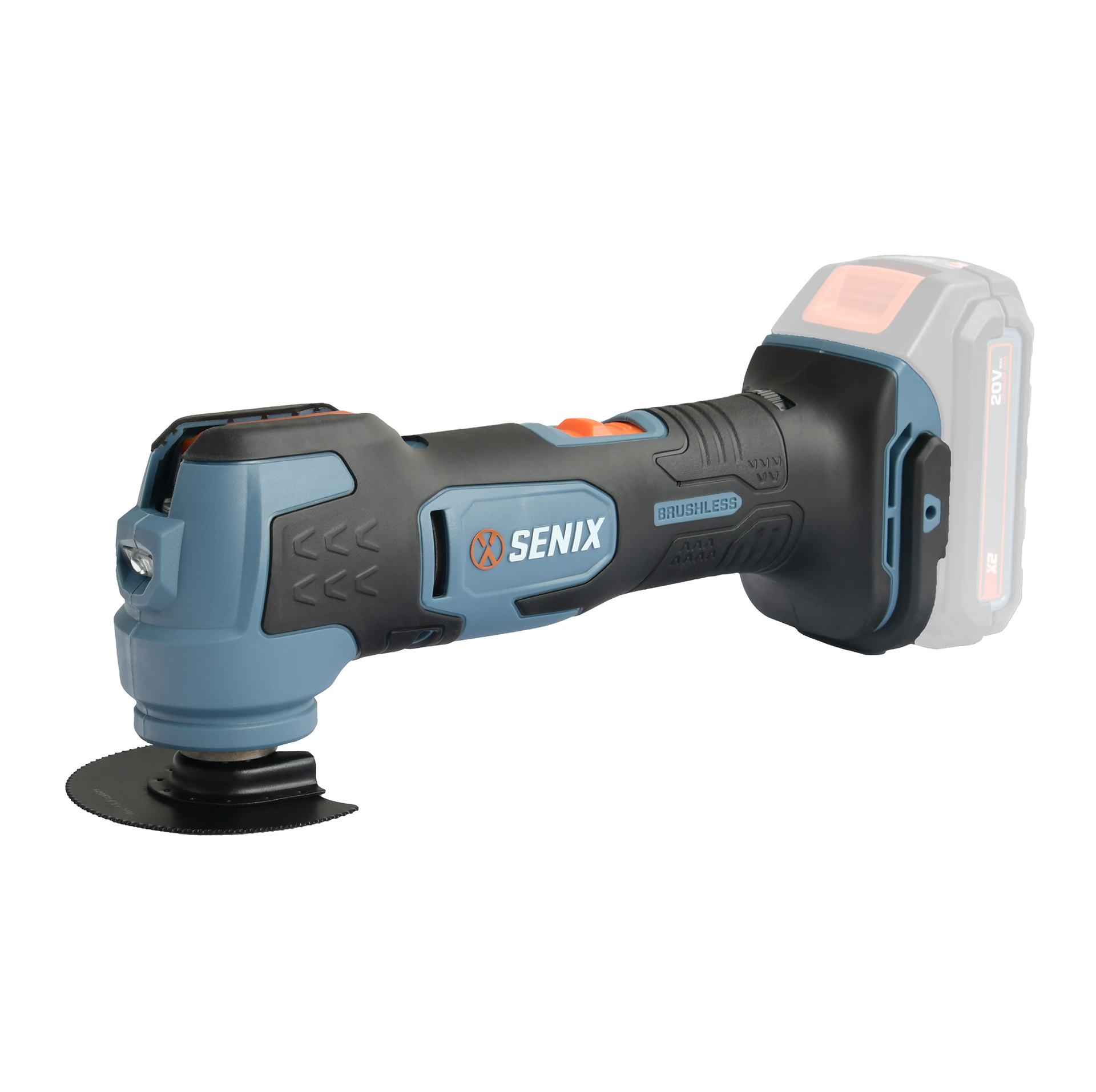 Реноватор (многофункциональный инструмент), без АКБ и ЗУ X2 20В