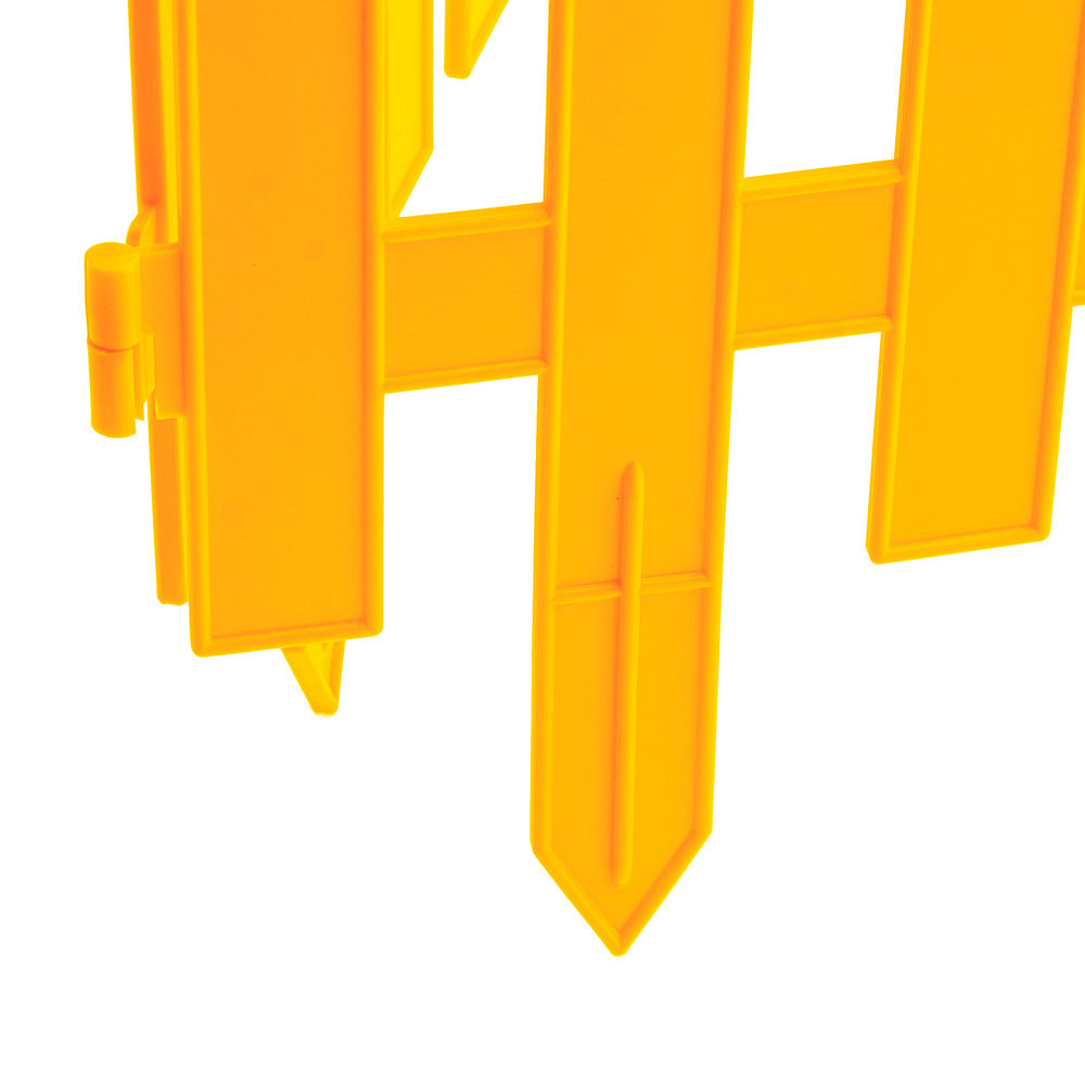 Забор декоративный Винтаж, 28 х 300 см, желтый, Palisad (65010)