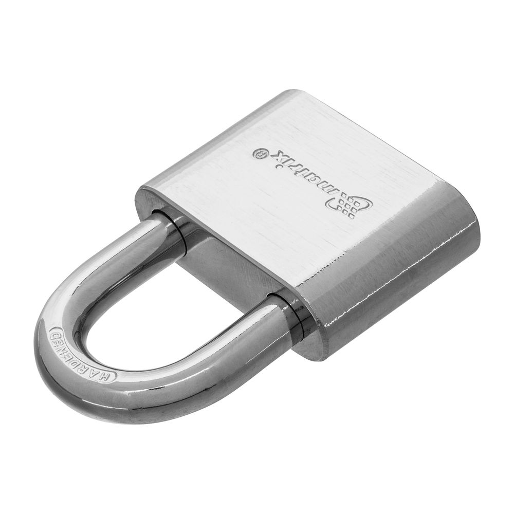 Замок навесной, хромированное покрытие 60 мм Matrix (91802)