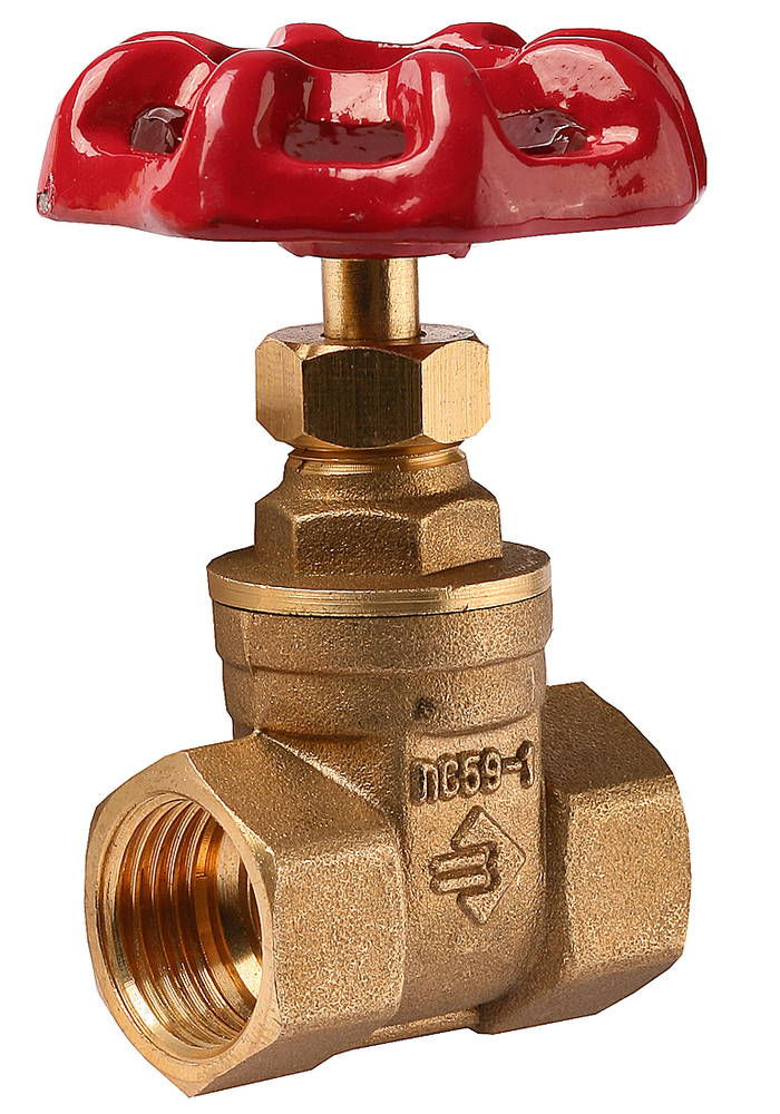 ЗУБР d 1/2?, кран вентильный латунный (51212-1/2)