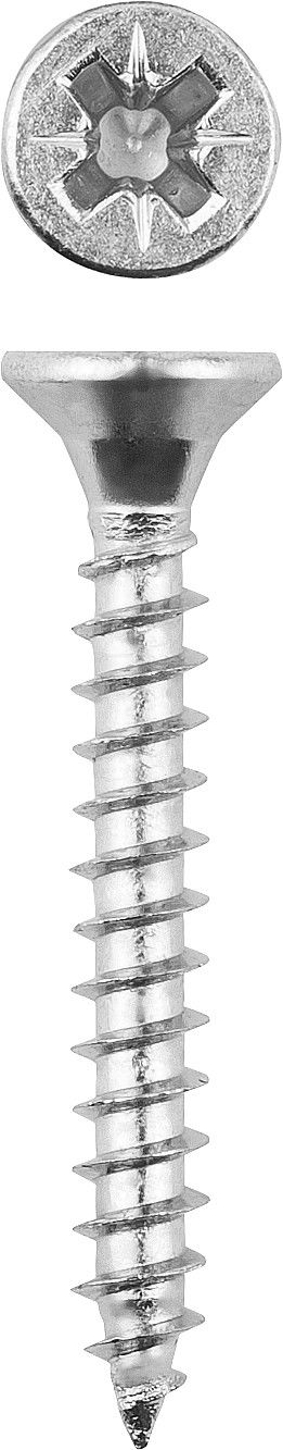 ЗУБР СУ-Б, 90 х 5.0 мм, белый цинк, 100 шт (0,73 кг.), универсальный саморез (4-300371-50-090)