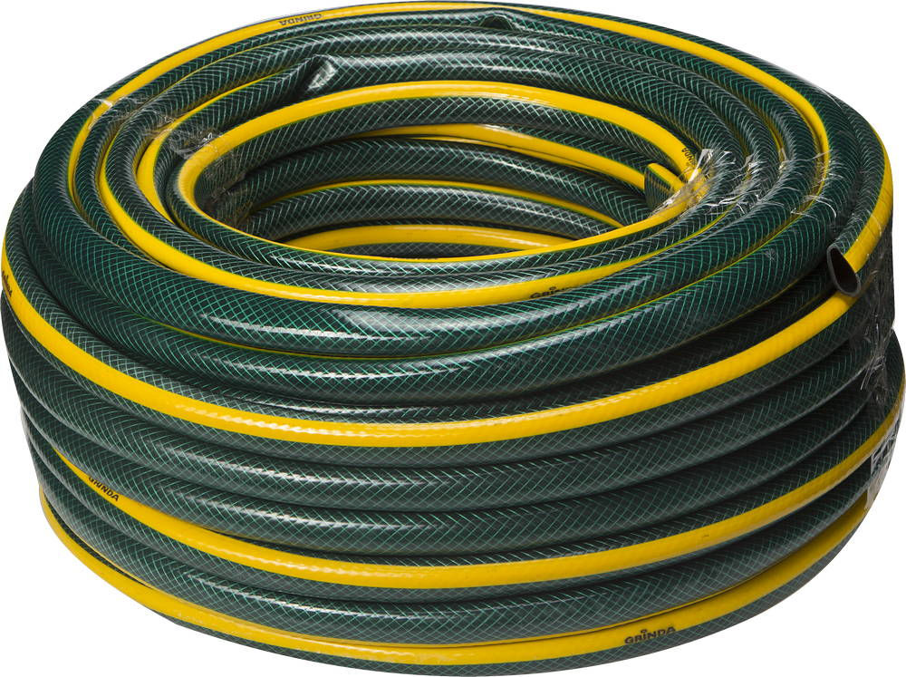 Поливочный шланг STANDARD, 3/4, 50 м, 15 атм, трёхслойный, армированный GRINDA 429000-3/4-50