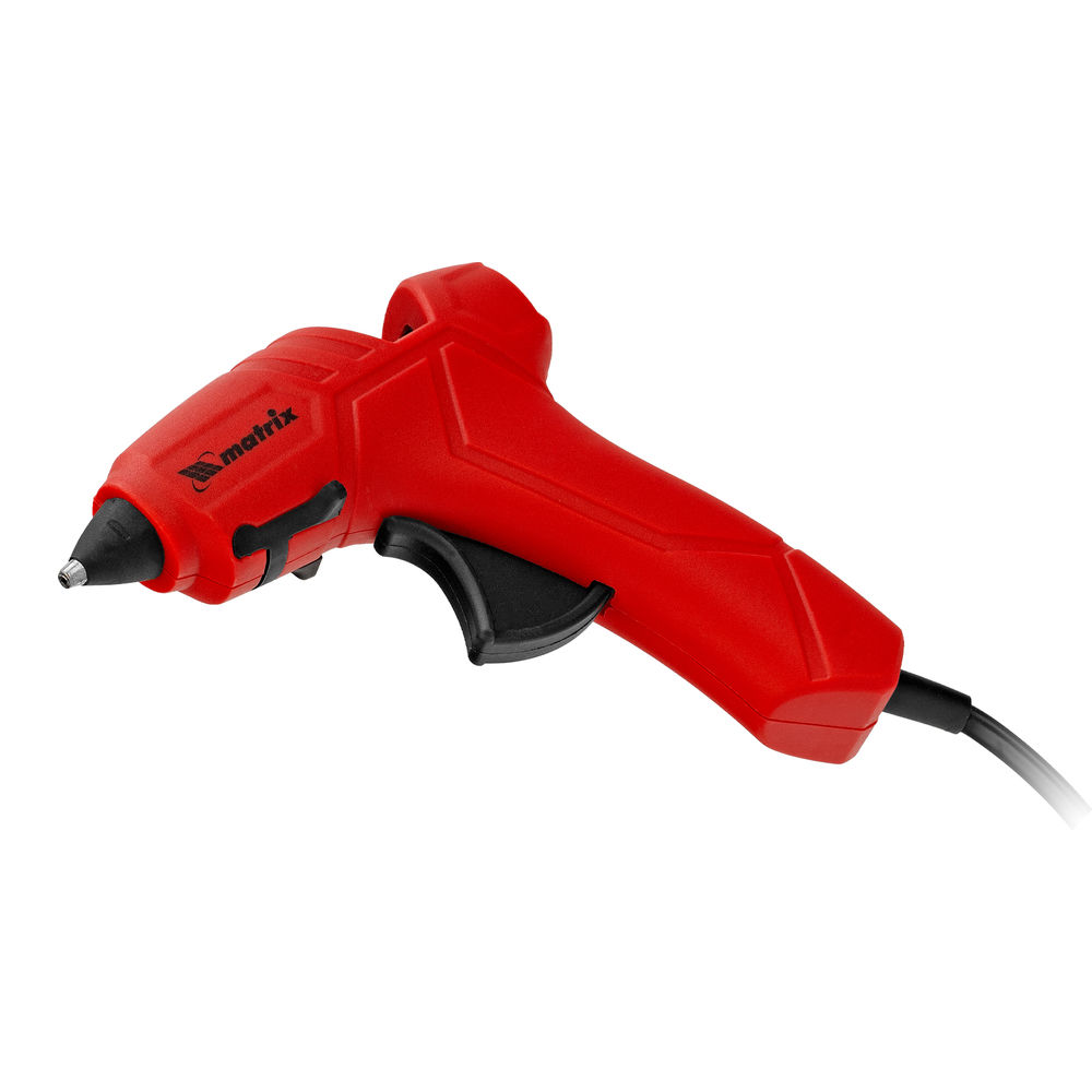 Клеевой пистолет, 7 мм, 15 (60) Вт, 8 г/мин Matrix (93003)