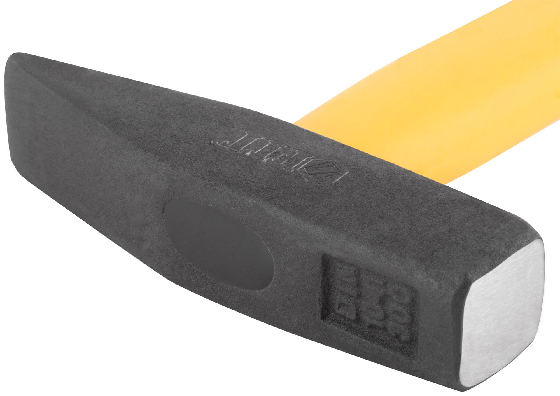 Молоток кованый, фиберглассовая усиленная ручка, антивибрационные накладки, Профи 300 гр. (44343)