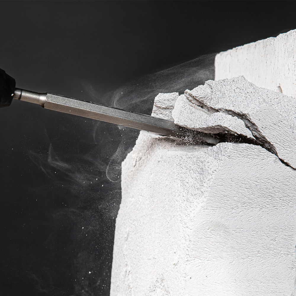 Набор буров по бетону, 6-8-10 х 160, 8-10-12 х 210, 10-12-14 х 260 мм, зубила 4 шт, SDS Plus Matrix (71098)