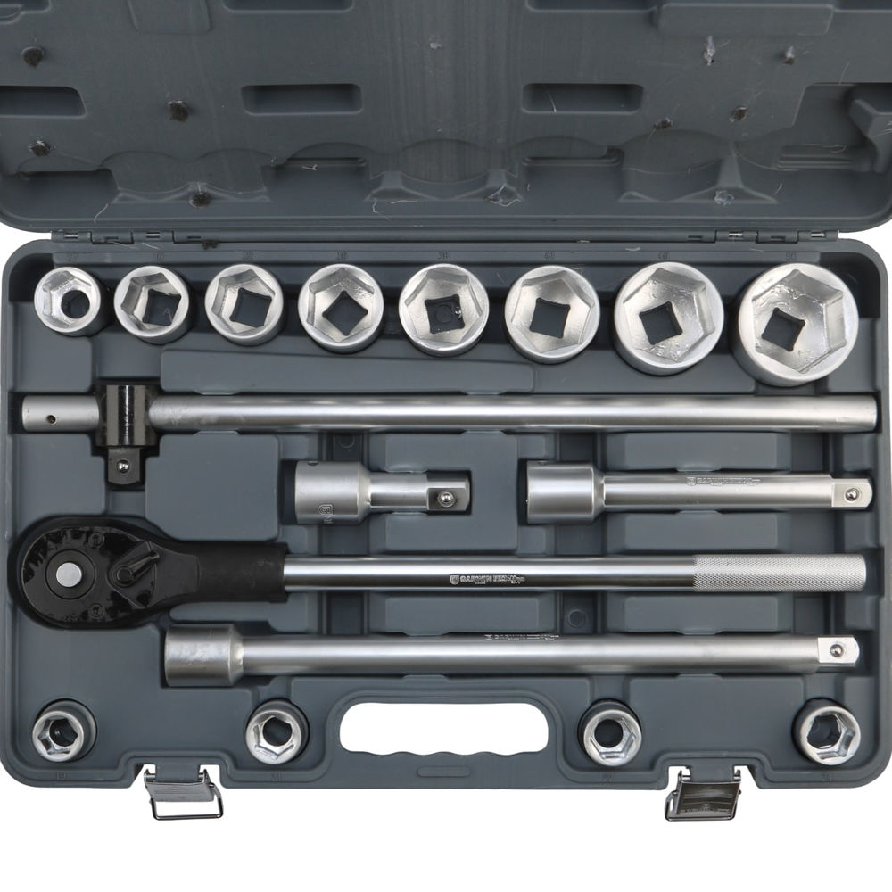 Набор торцевых головок 3/4 6 гр., 19-50 мм, 17 пр., GARWIN PRO, 643550