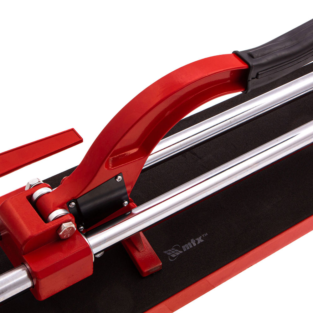 Плиткорез 600 х 16 мм, литая станина,каретка на подшипниках, усиленная рукоятка MTX (87609)