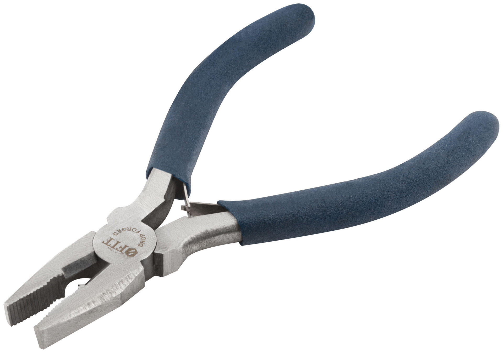 Плоскогубцы комбинированные мини, синие ручки 120 мм (51125)