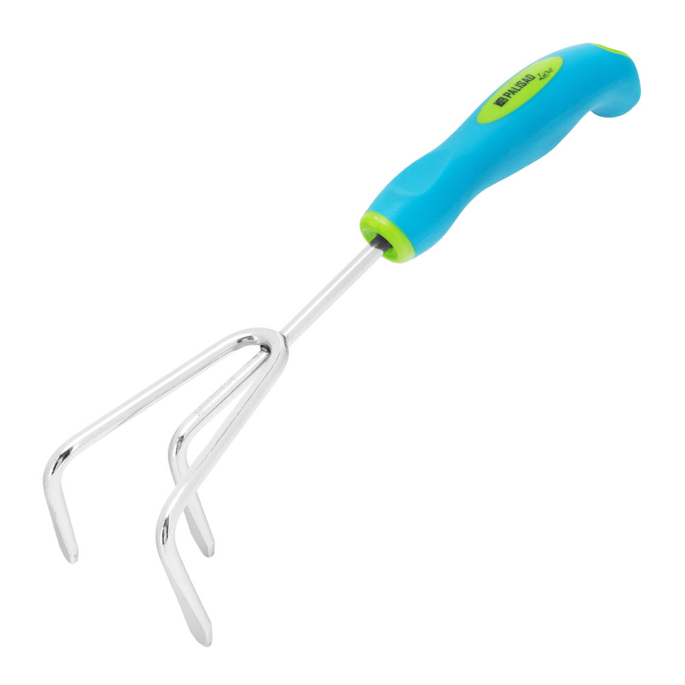 Рыхлитель 3 - зубый, 80 х 310 мм, нержавеющая сталь, двухкомпонентная рукоятка, Premium Plus, Palisad (62054)