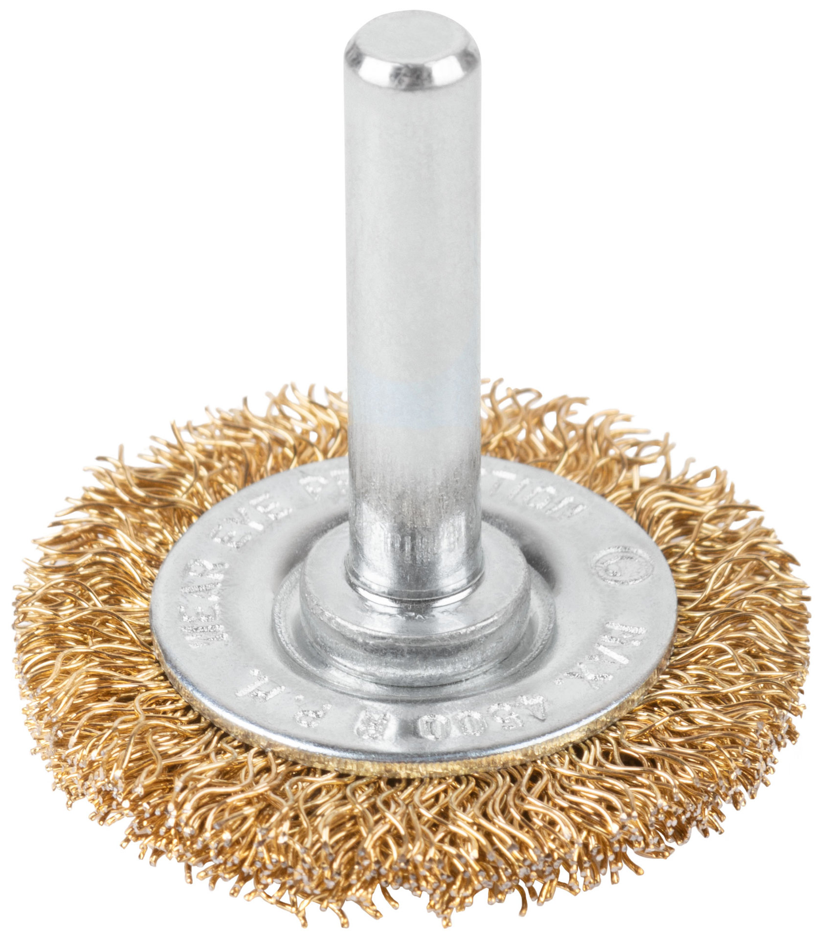 Щетка для дрели, тип Плоская, латун. витая проволока 0,3 мм, 38 мм, блистер, CUTOP Profi (82-913)