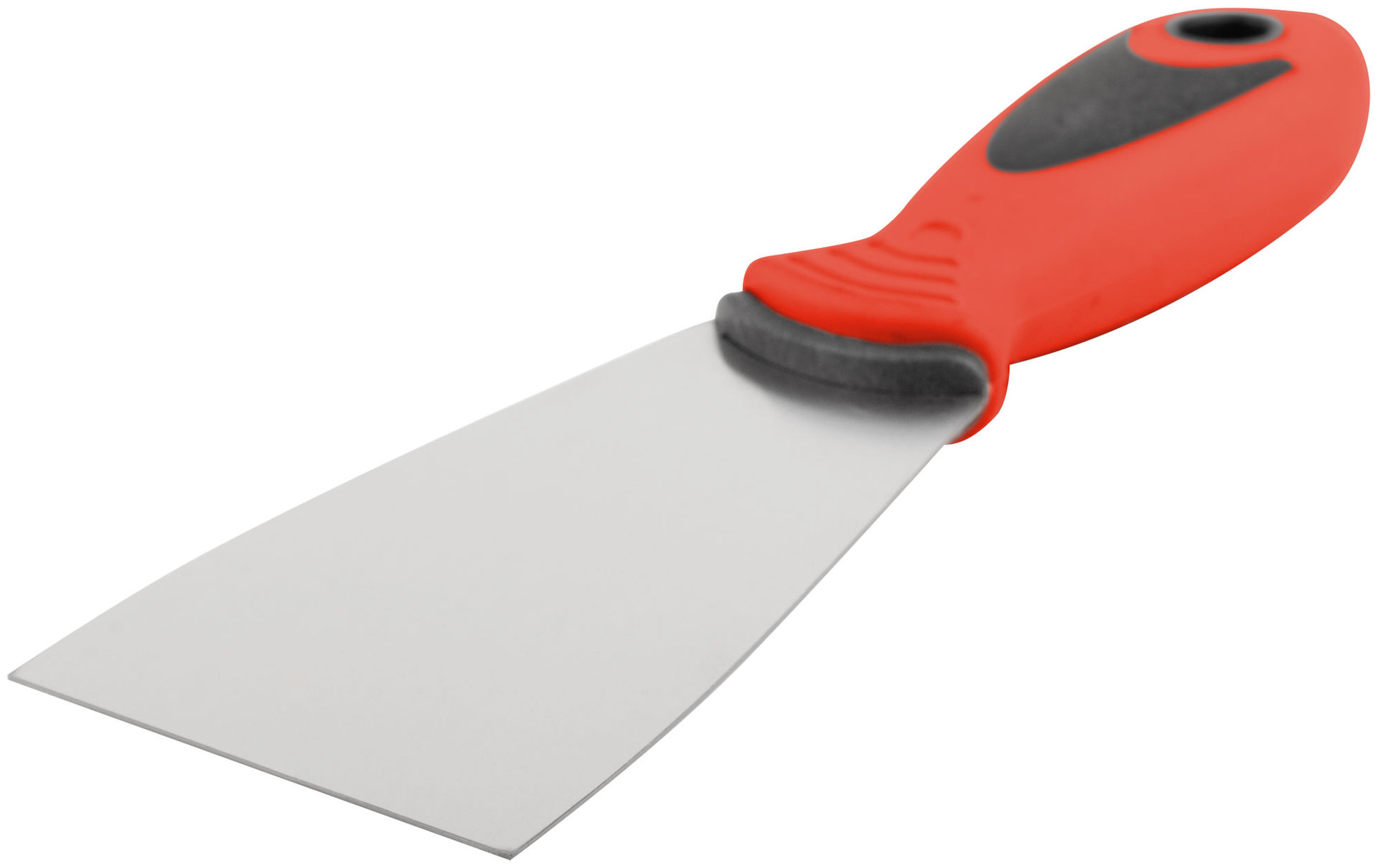 Шпатель, нерж.сталь, прорезиненная ручка 60 мм (06712)