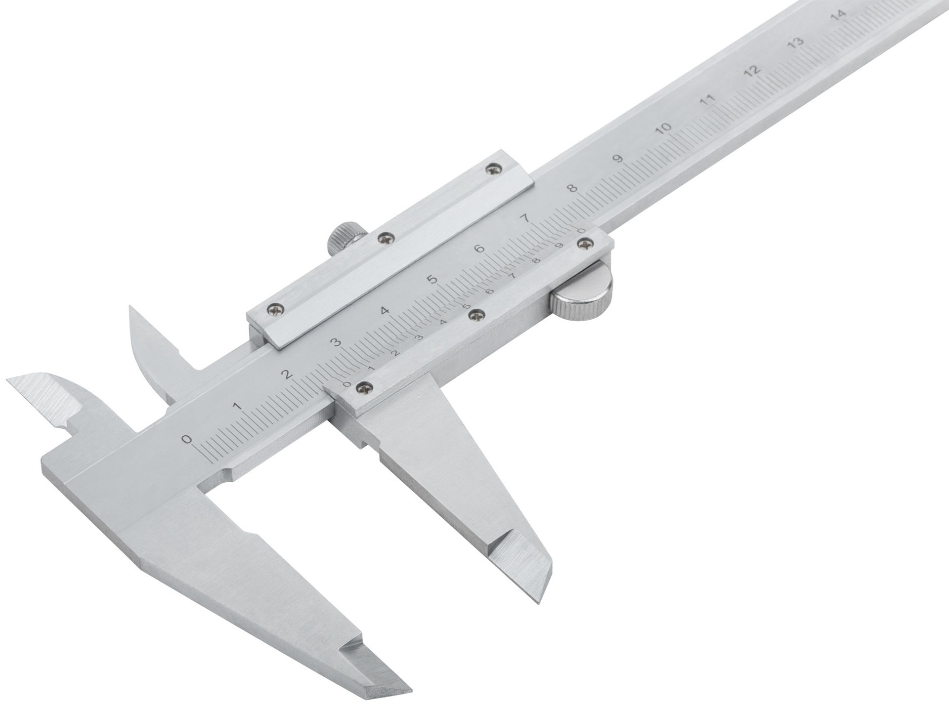 Штангенциркуль металлический нержавеющий 200 мм/ 0,02 мм ( пластиковый кейс ) (19845)