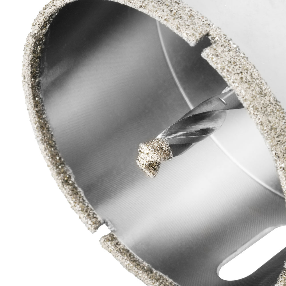 Сверло алмазное по керамограниту, 68 х 67 мм, трехгранный хвостовик Matrix (726683)