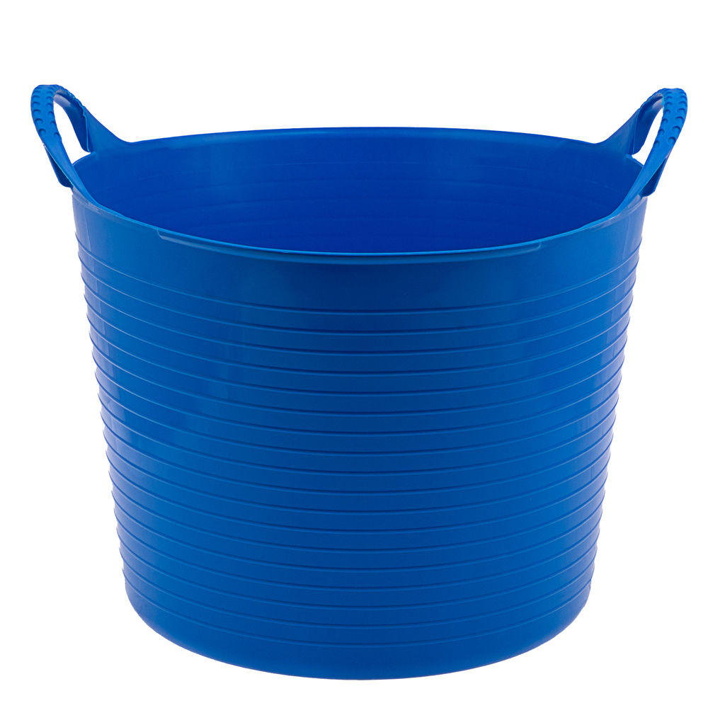 Ведро гибкое сверхпрочное, 40 л, синее, Сибртех (67508)