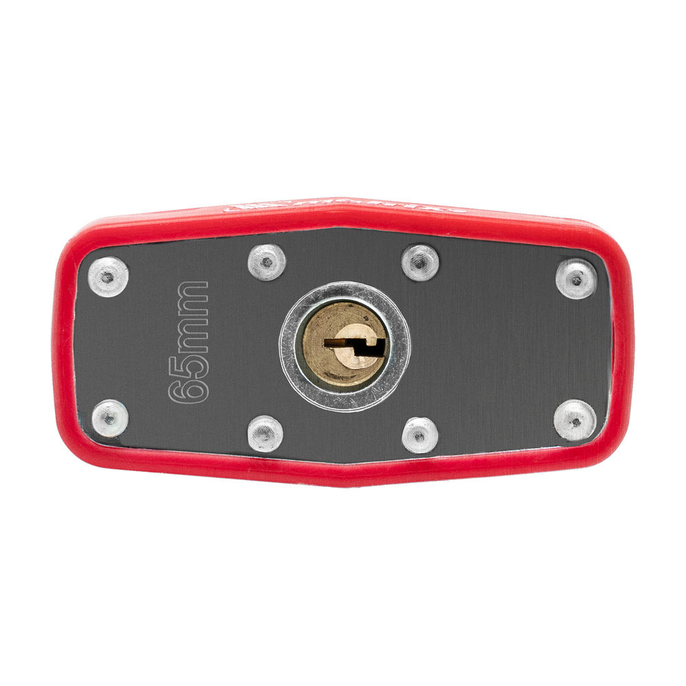 Замок навесной, 65 мм, удлиненная дужка Matrix (91811)