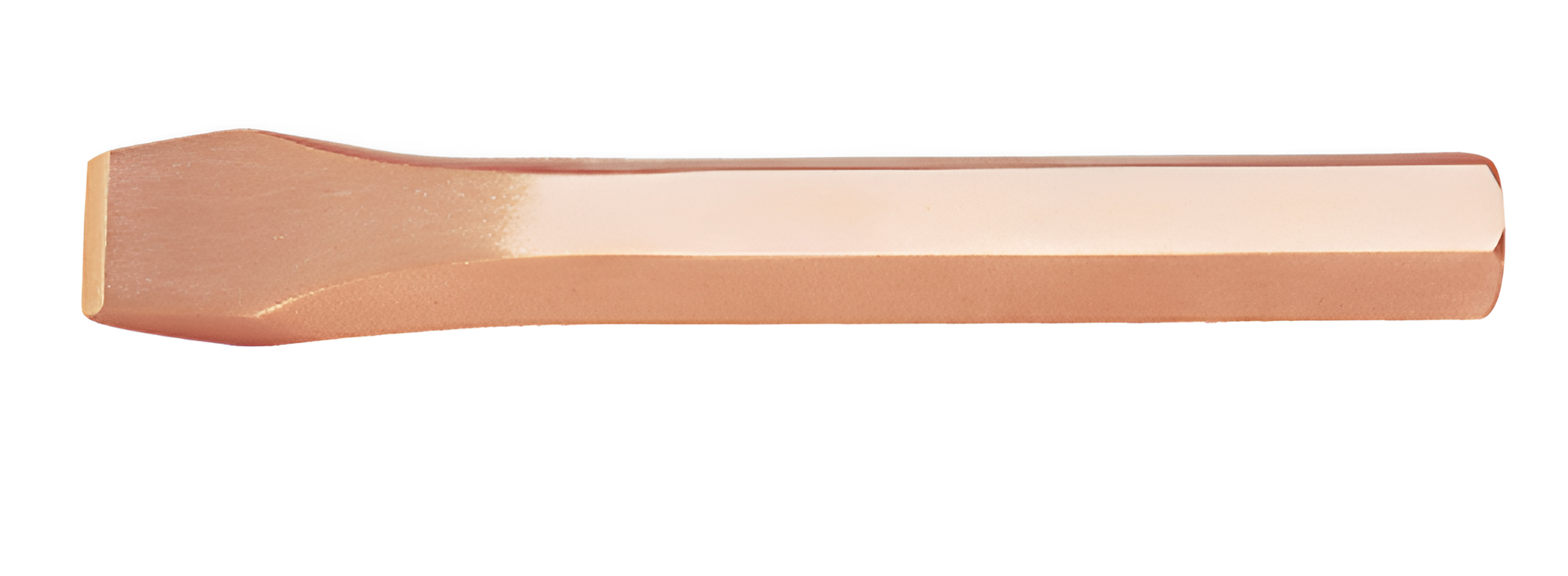 Зубило плоское 6-гранное 150х12 искробезопасный сплав BeCu 232-1002, HORTZ