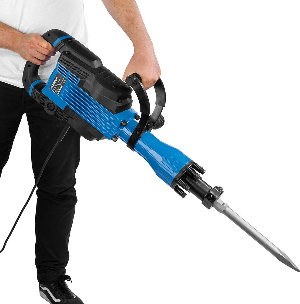 Отбойный молоток HEX-30 35 Дж, 1600 Вт, АВТ ЗУБР Бетонолом Профессионал ЗМ-35-1600 ВК