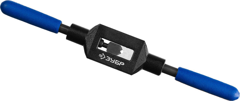 Метчикодержатель для M1-M10 №1 сталь 45 с регулируемыми вкладышами Профессионал ЗУБР 28232-1