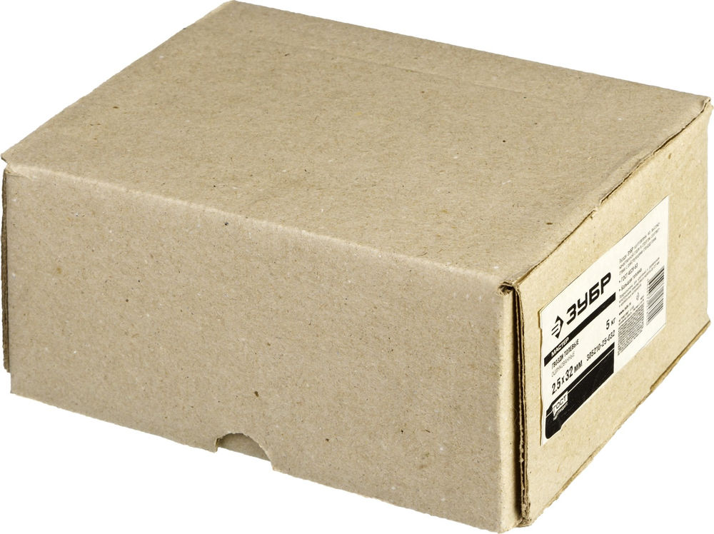 Гвозди толевые 32 x 2.5 мм, цинк, 5 кг, ГОСТ 4029-63 ЗУБР 305210-25-032