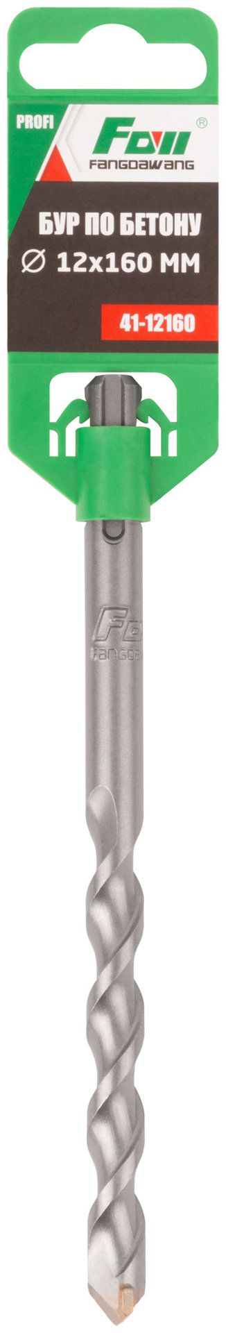 Бур по бетону FDW, Profi, SDS-Plus, 12 х 160 мм (41-12160)