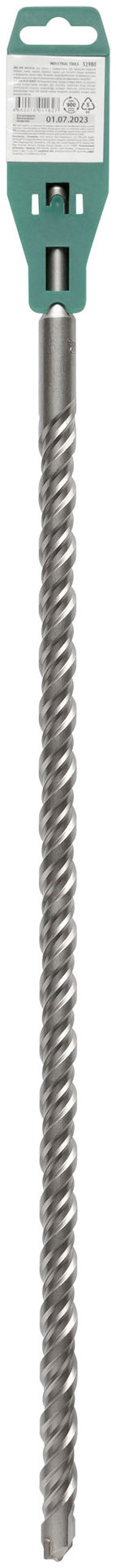 Бур по бетону SDS PLUS с двойной резьбой 20х600 мм (32980)