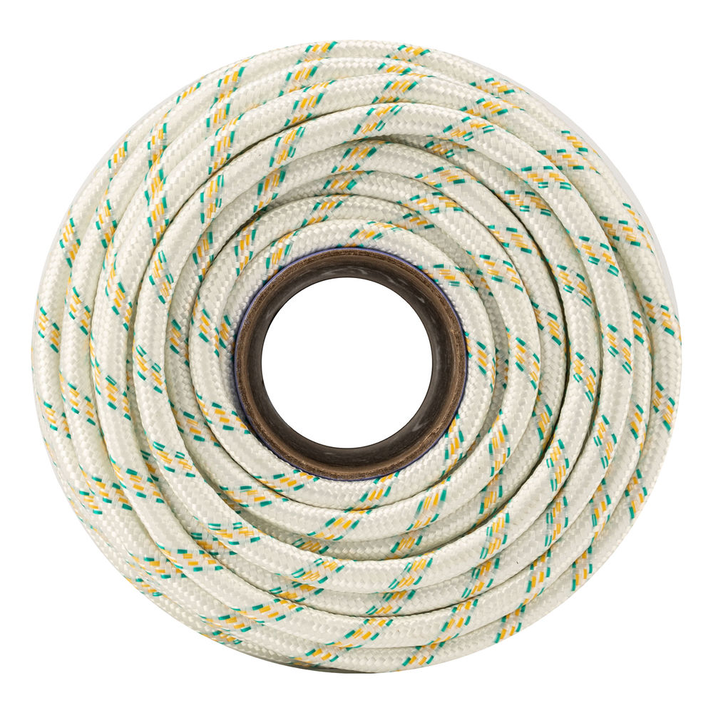 Фал плетеный капроновый с сердечником, 10 мм, L 100 м, 24-прядный, Сибртех (93971)