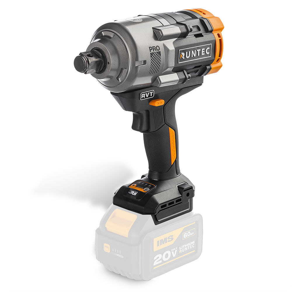 Гайковерт ударный аккумуляторный RUNTEC PRO 3/4, 20В, 1600Нм, RUNTEC, RT-IW1600W