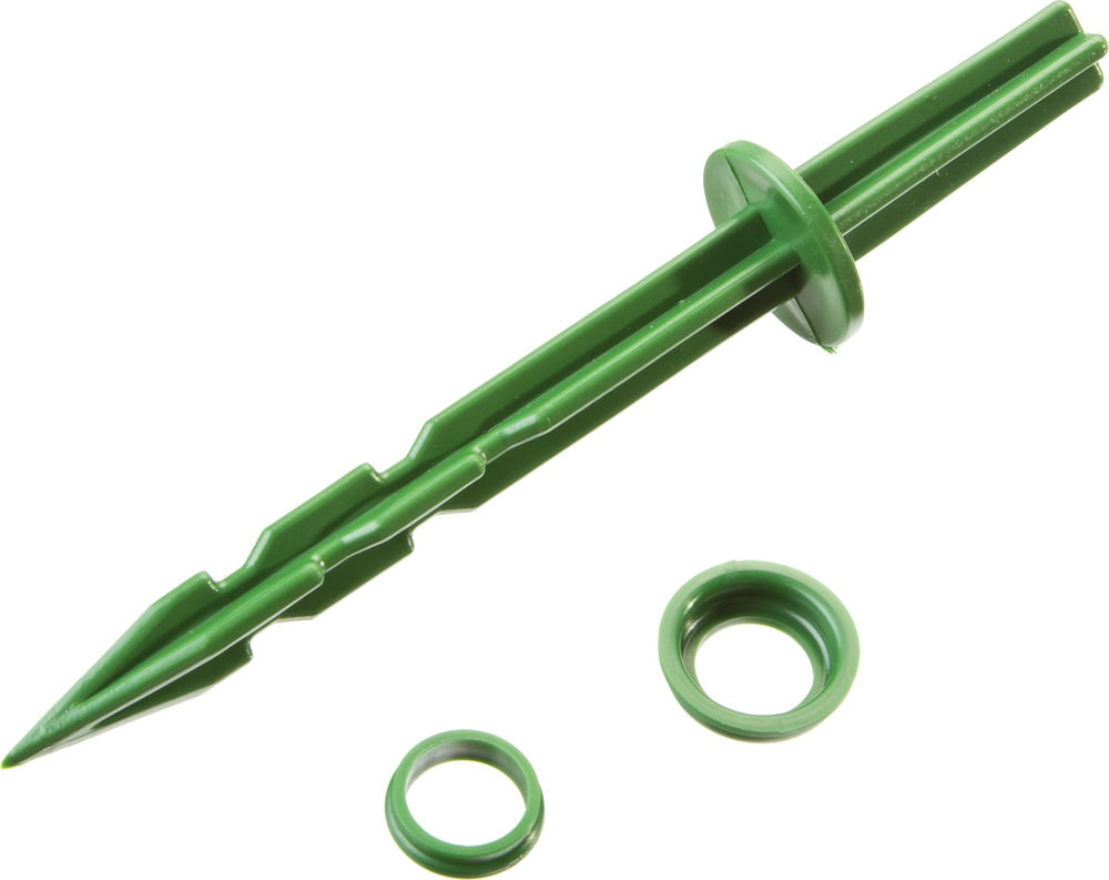 Садовые колышки 200 мм, зеленые, полипропилен, 10 шт GRINDA 422319