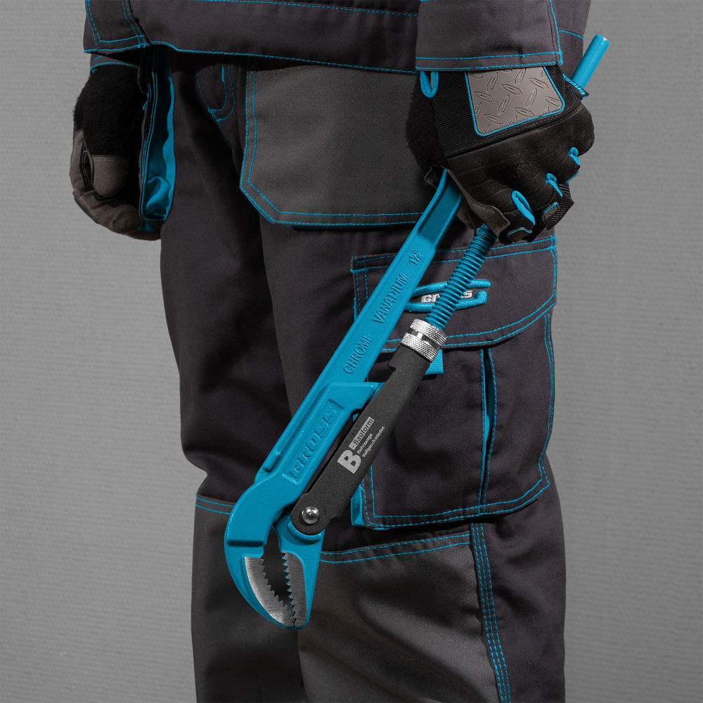 Ключ трубчатый рычажный 1.5, №2, цельнокованый, CrV, тип B Gross