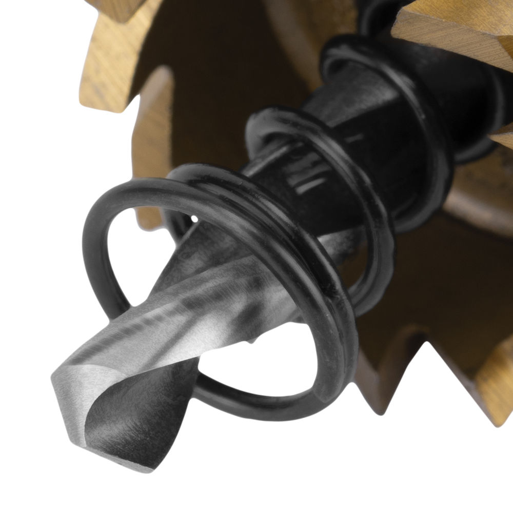 Коронка по металлу HSS, 22 мм, нитридтитановое покрытие Denzel (724103)