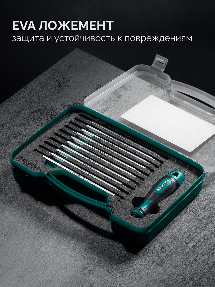 Набор: отвертка с переставными стержнями, 20 шт Double 20 KRAFTOOL 25817